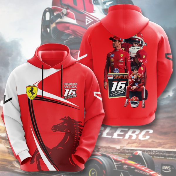 Scuderia Ferrari x Charles Leclerc 3D Apparel – HOATT 8744