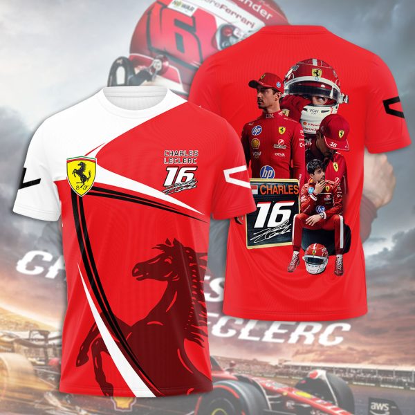 Scuderia Ferrari x Charles Leclerc 3D Apparel – HOATT 8744