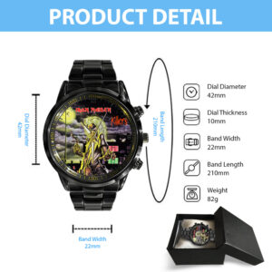IRMA Black Stainless Steel Watch - GNE 3074