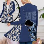 Elvis Presley Women's Patch Pocket Cardigan - NGHIAVT 0909
