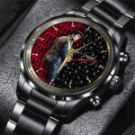 Elvis Presley Black Stainless Steel Watch - HOATT 4536