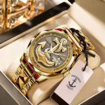 Anchored in Christ Alloy Luxury Quartz Watch - MAITM 12489