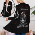 Elvis Presley Women's Patch Pocket Cardigan - HUANNM 4646