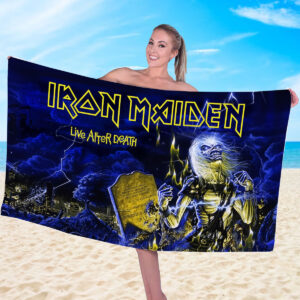 Iron Maiden Rectangle Beach Towel - MAITM 12049