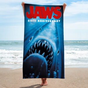 Jaws Rectangle Beach Towel - MAITM 10968