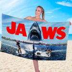 Jaws Rectangle Beach Towel - MAITM 12486