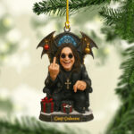 Ozzy Osbourne Custom Shape 2-side Printed Acrylic Ornament - MAITM12693