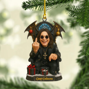 Ozzy Osbourne Custom Shape 2-side Printed Acrylic Ornament - MAITM12693
