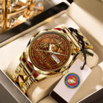 US Marine Corps Alloy Luxury Quartz Watch - MAITM 12530