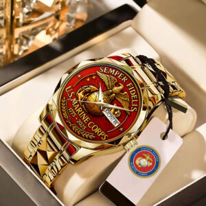 US Marine Corps Alloy Luxury Quartz Watch - MAITM 12532