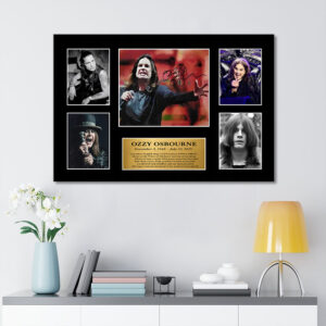 Ozzy Osbourne Rectangle Canvas With Inner Frame - MAITM 12340