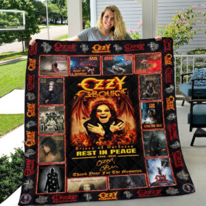 Ozzy Osbourne Quilt Blanket - MAITM 12368
