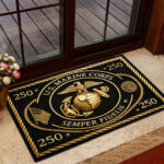 US Marine Corps 250th Anniversary Custom Doormat - MAITM12686