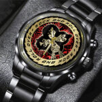 KISS Black Stainless Steel Watch – MAITM 6191