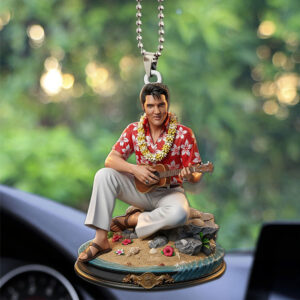 Elvis Presley Custom shape 2-sided Acrylic Car Ornament - MAITM12634