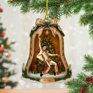 Elvis Presley Custom Shape 2-side Printed Acrylic Ornament - MAITM12683