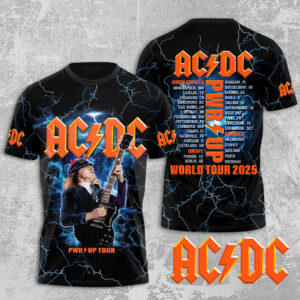 AC/DC 2025 World Tour 3D Apparel - MAITM12687