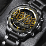 AC/DC Black Stainless Steel Watch - ANHNV 6161