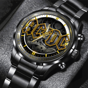 AC/DC Black Stainless Steel Watch - ANHNV 6161