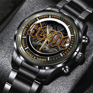AC/DC Black Stainless Steel Watch - GNE 1222