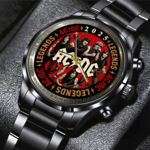 AC/DC Black Stainless Steel Watch - GNE NEW274