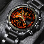 AC/DC Black Stainless Steel Watch - GNE NEW276