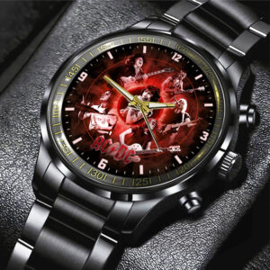AC/DC Black Stainless Steel Watch - MAITM 7898