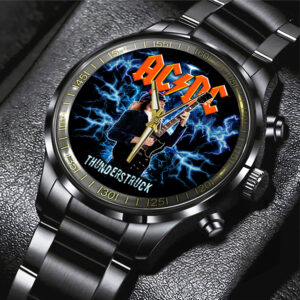 AC/DC Black Stainless Steel Watch - TANTN 12281