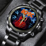 AC/DC Black Stainless Steel Watch - TANTN 12284