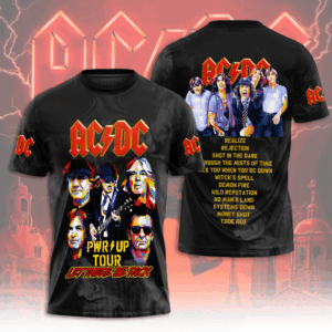 AC/DC 3D Apparel - GNE 2832