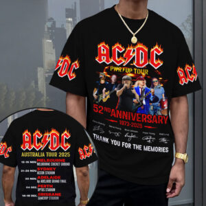 AC/DC 3D Apparel - MAITM 12021