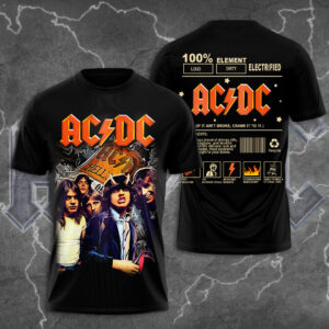 AC/DC 3D Apparel - TANTN 12129