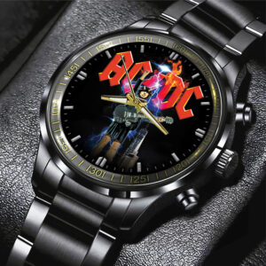 AC/DC Black Stainless Steel Watch - GNE 822