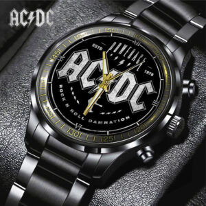 AC/DC Black Stainless Steel Watch - GNE 1232