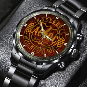 AC/DC Black Stainless Steel Watch - GNE 1636
