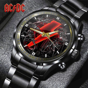 AC/DC Black Stainless Steel Watch - TANTN 12051