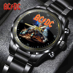 AC/DC Black Stainless Steel Watch - TANTN 12283