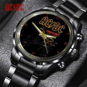 AC/DC Black Stainless Steel Watch - TANTN 8207