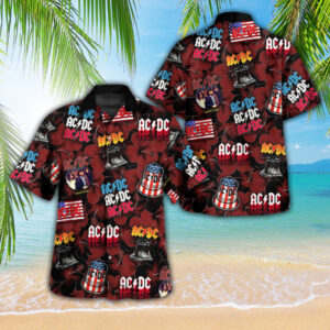 AC/DC 3D Hawaiian Apparel - GNE 3583