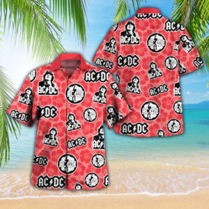 AC/DC 3D Hawaiian Apparel - GNE 3584