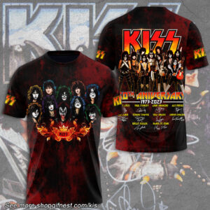 Kiss Band 3D Apparel - HUANNM 839