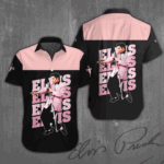 Elvis Presley Short Sleeve Button-Down Shirt – ANHNV 1034
