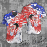 Elvis Presley Short Sleeve Button-Down Shirt - ANHNV 1069
