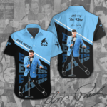 Elvis Presley Short Sleeve Button-Down Shirt - ANHNV 1090