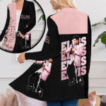 Elvis Presley Women’s Patch Pocket Cardigan – ANHNV 1556