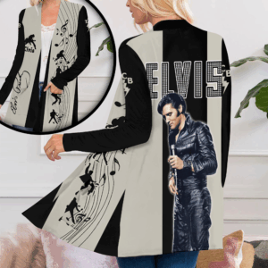 Elvis Presley Women’s Patch Pocket Cardigan – ANHNV 1558