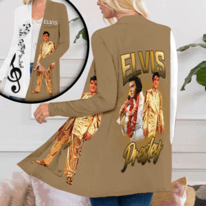 Elvis Presley Women’s Patch Pocket Cardigan – ANHNV 1559