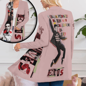 Elvis Presley Women’s Patch Pocket Cardigan – ANHNV 1582