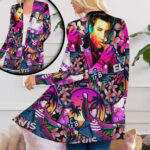Elvis Presley Women’s Patch Pocket Cardigan – ANHNV 1719