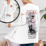 Elvis Presley Women’s Patch Pocket Cardigan – ANHNV 1785